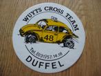 Vintage Sticker JWuyts Cross Team Duffel VW Kever 48 , Verzamelen, Stickers, Ophalen of Verzenden, Nieuw, Auto of Motor