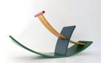 PLYWOOD HIPPO ROCKING HORSE BY STOKKE, 1993, Kinderen en Baby's, Ophalen, Gebruikt, Rij- of Hobbelspeelgoed