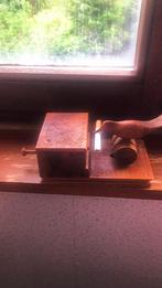 porte-cigarette antique en bois fait main, Enlèvement ou Envoi