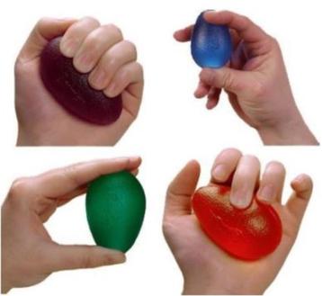 Oefen eggs squeeze: verschillende sterktes – nieuw!