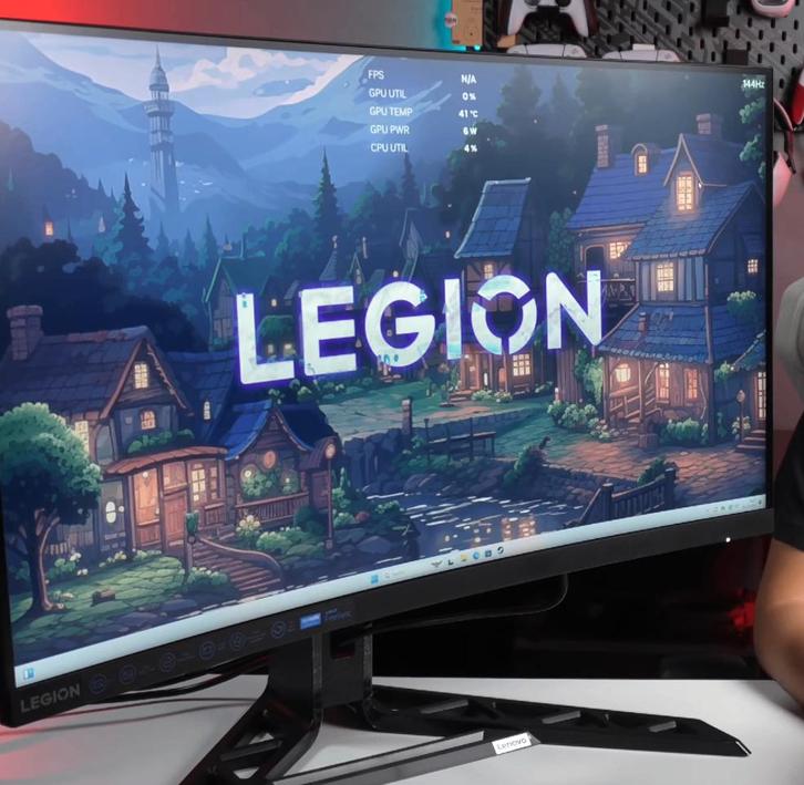 Moniteur Lenovo 2K 180 Hz, Informatique & Logiciels, Moniteurs, Comme neuf, 151 à 200 Hz, DisplayPort, HDMI, Gaming, Haut-parleurs intégrés