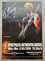 Poster Sting in Sportpaleis Antwerpen 2004, Comme neuf, Enlèvement ou Envoi