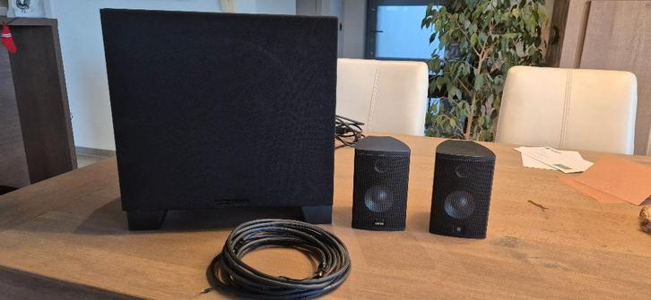 Cambridge Audio Aero 9 woofer + Canton CD10.2 front speakers, Audio, Tv en Foto, Luidsprekerboxen, Zo goed als nieuw, Subwoofer
