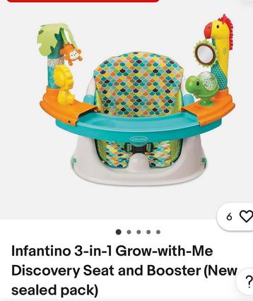 Siège relax bébé Infantino Grow With Me disponible aux enchères