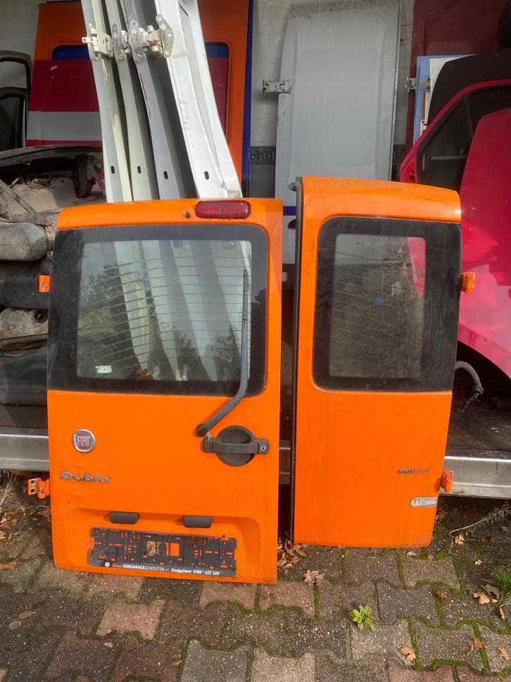 Achterdeuren fiat doblo 2008, Auto-onderdelen, Carrosserie, Deur, Fiat, Achter, Ophalen