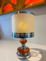 Space age oranje tafellamp 70’s, Ophalen, Space age retro vintage mcm design, Zo goed als nieuw, Minder dan 50 cm