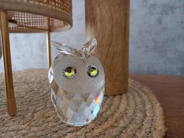 Swarovski Uil - 7 cm hoog - Zie Omschrijving beschikbaar voor biedingen