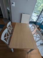 Dining set with table and four chairs/Eetkamerset met tafel, Huis en Inrichting, Ophalen, Gebruikt