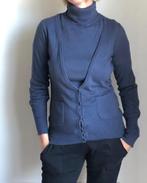 Twinset / Pull + vestje in tricot / Medium, Kleding | Dames, Truien en Vesten, Gedragen, Vila, Blauw, Maat 38/40 (M)
