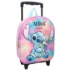Stitch en Scrump 3D Trolley Rugzak - Disney, 20 tot 30 cm, Minder dan 40 cm, Ophalen of Verzenden, Roze