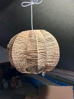 Nieuw: 2 rieten hanglampen te koop/ per stuk of per 2, Huis en Inrichting, Lampen | Hanglampen, Ophalen, Zo goed als nieuw