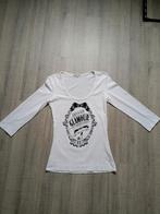 Blouse manches 3/4, Kleding | Dames, T-shirts, Maat 38/40 (M), Wit, Ophalen of Verzenden, Zo goed als nieuw