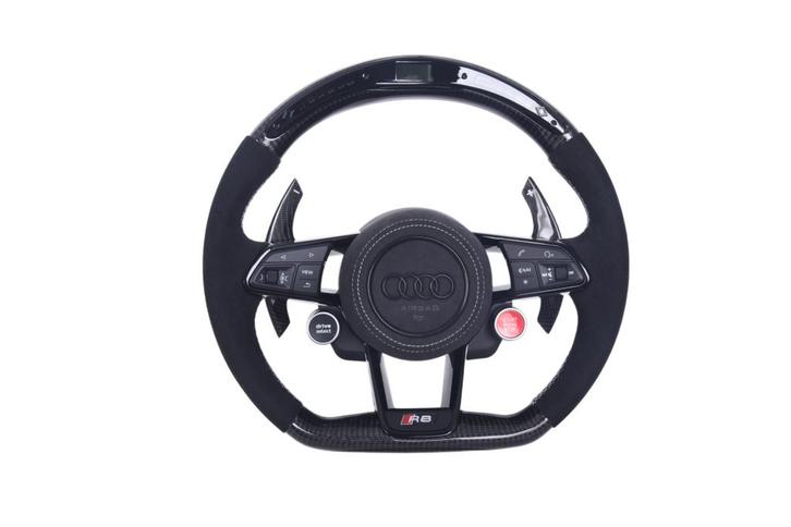 Audi sportstuur Alcantara & carbon LED RS / A-modellen, Autos : Pièces & Accessoires, Commande, Audi, Neuf, Envoi