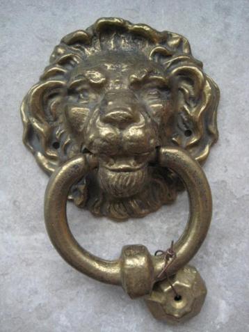 Koperen deurklopper Massief nooit gemonteerd. beschikbaar voor biedingen