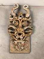 Aziatisch klei masker, Antiek en Kunst, Kunst | Beelden en Houtsnijwerken, Ophalen of Verzenden
