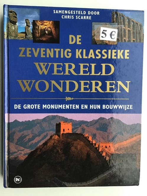 boek : De zeventig klassieke wereldwonderen, Boeken, Kunst en Cultuur | Architectuur, Zo goed als nieuw, Ophalen of Verzenden