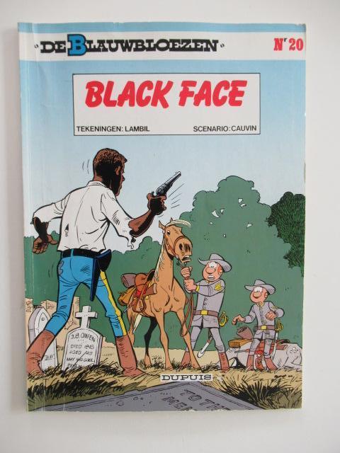de blauwbloezen...nr.20...black face, Ophalen of Verzenden