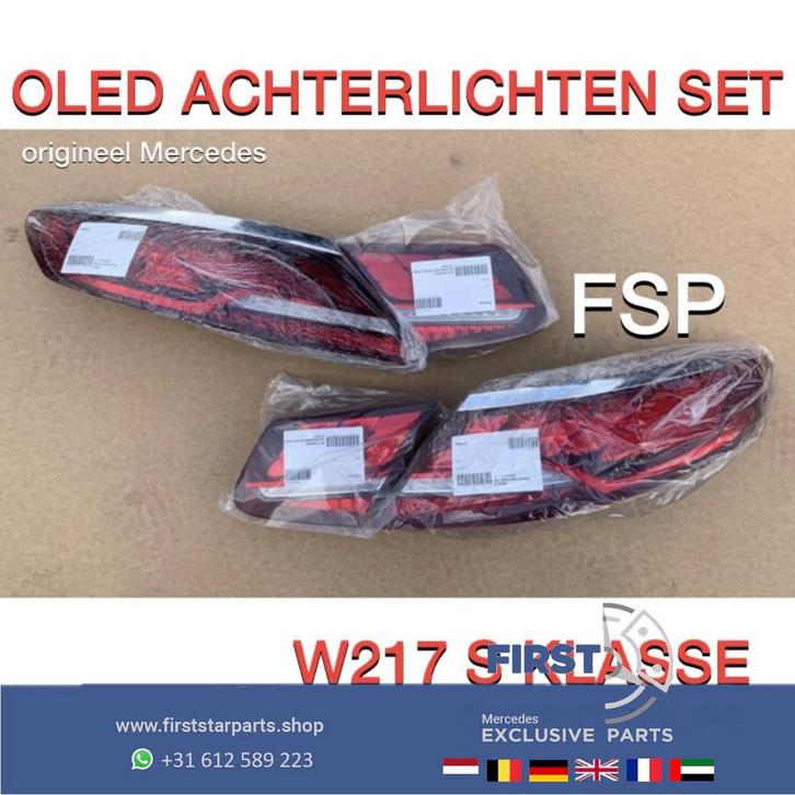 W217 C217 O LED ACHTERLICHTEN SET Mercedes S KLASSE COUPÉ CA, Auto-onderdelen, Verlichting, Mercedes-Benz, Gebruikt, Ophalen of Verzenden