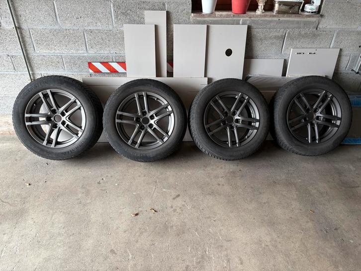 Kit hiver 205/60R16 6,5Jx16H2, Auto-onderdelen, Banden en Velgen, Banden en Velgen, Winterbanden, 16 inch, 205 mm, Personenwagen
