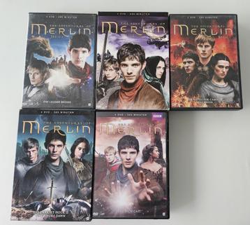Complete TV reeks : Merlin (5 dvd boxen ) beschikbaar voor biedingen