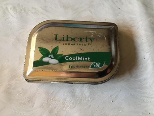 1 metalen TicTac Liberty sugerfree mints doosje, Collections, Boîte en métal, Enlèvement