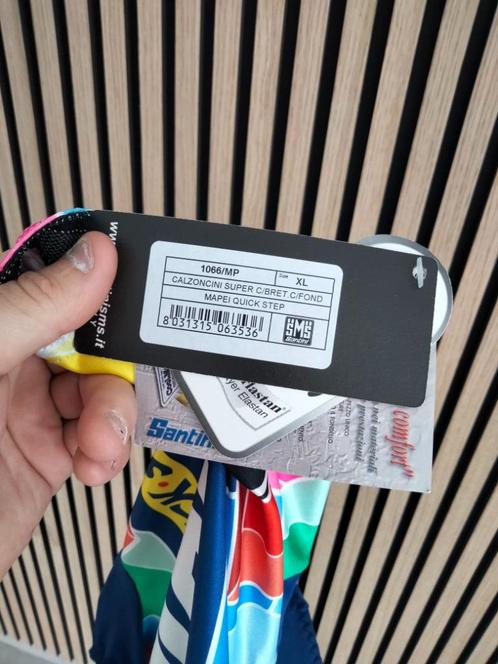 Vintage NOS start 2000s Mapei quick step wielrennen broek, Sport en Fitness, Wielrennen, Nieuw, Kleding, Ophalen of Verzenden