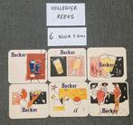 Volledige reeks Belgische bierkaartjes Bockor gn tekst - €1, Viltje(s), Ophalen of Verzenden