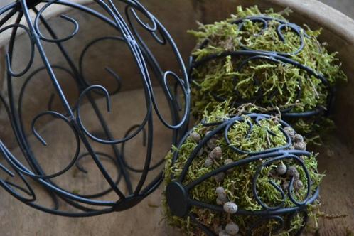 DRAADBOL-DRAADBAL~ ijzer roest~ LANDELIJK STOER, Huis en Inrichting, Woonaccessoires | Kransen, Nieuw, Ophalen of Verzenden