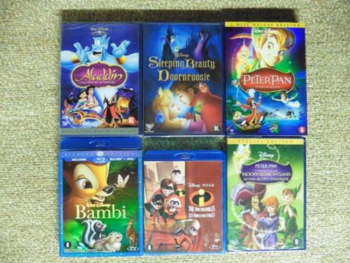 Disney DVD-BLU RAY Collectie (NIEUW), Cd's en Dvd's, Dvd's | Tekenfilms en Animatie, Nieuw in verpakking, Amerikaans, Tekenfilm
