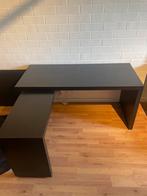 Zwarte bureau, Huis en Inrichting, Bureaus, Ophalen, Zo goed als nieuw, Bureau
