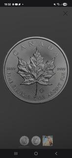Zilveren Maple Leaf 1 OZ divers jaar, Postzegels en Munten, Ophalen, Zilver