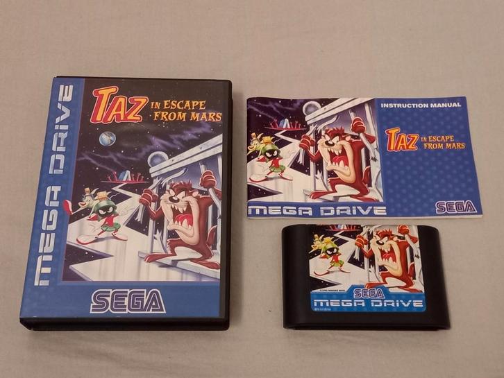 SEGA Mega Drive - Taz in escape from Mars, Games en Spelcomputers, Games | Sega, Gebruikt, Mega Drive, Platform, 1 speler, Vanaf 3 jaar
