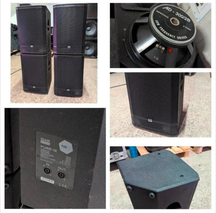 ✅Dap pure 12 (Beyma AD systems), Audio, Tv en Foto, Luidsprekerboxen, Gebruikt, Overige typen, 120 watt of meer, Ophalen of Verzenden
