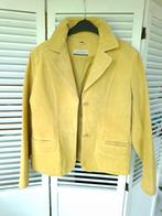 Jas Blazer In Linea maat 40 leder daim, Kleding | Dames, Maat 38/40 (M), Geel, Ophalen of Verzenden, Zo goed als nieuw