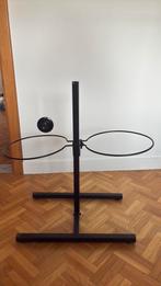 Verhoogde voerbakhouder zwart, Dieren en Toebehoren, Hondenvoerbakken en Drinkbakken, Ophalen, Verstelbaar, Zo goed als nieuw