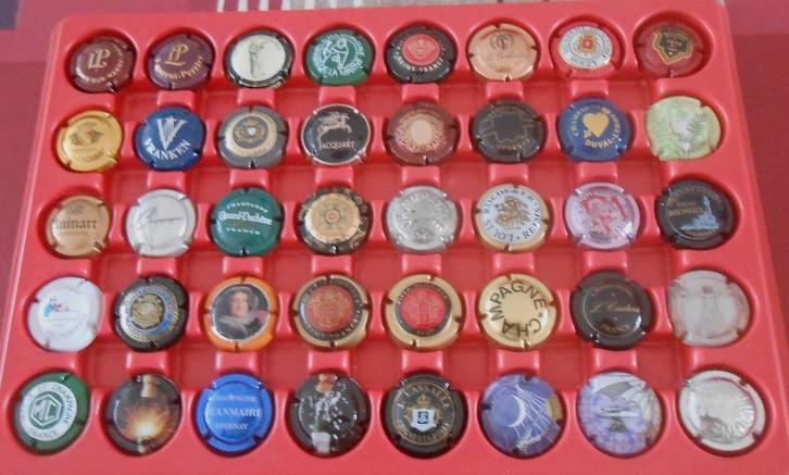 serie 3 - 40 champagne capsules - 6 euro, Verzamelen, Complete verzamelingen en Collecties, Ophalen of Verzenden