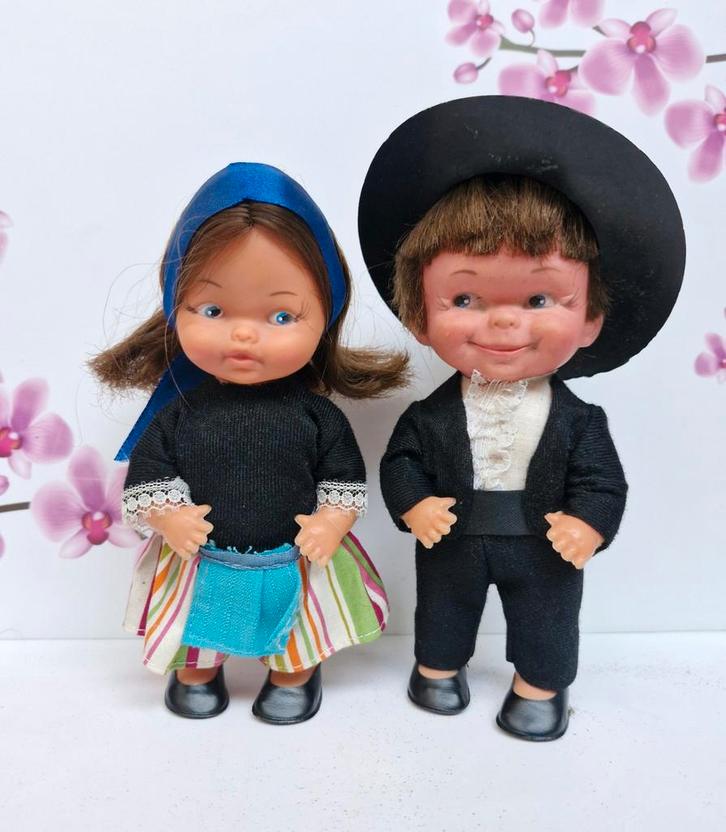 🧡 Vintage Popjes, Verzamelen, Poppen, Zo goed als nieuw, Pop, Levensecht of Reborn, Ophalen of Verzenden