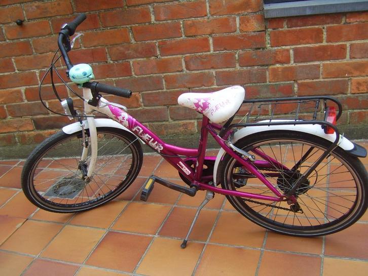 meisjesfiets MBM fleur 24'', Fietsen en Brommers, Fietsen | Meisjes, Gebruikt, 24 inch, Versnellingen, Ophalen
