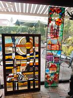 Gebrandschilderd glas in lood, Ophalen, Glas in lood
