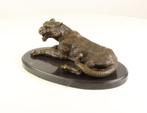 Prachitg Bronzen Beeld vaan een Luipaard GRATIS LEVERING, Antiek en Kunst, Verzenden, Brons