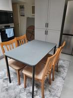 Eettafel met stoel, Huis en Inrichting, Complete eetkamers, 4 tot 6 stoelen, Gebruikt, Ophalen