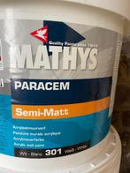Ongeopende 30L witte muurverf Mathys, Doe-het-zelf en Bouw, Verf, Beits en Lak, Ophalen, Wit, Nieuw, Verf