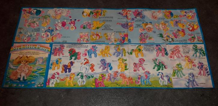 My little pony G1  folder - vintage, Collections, Photos & Gravures, Utilisé, Autres sujets/thèmes, Enlèvement