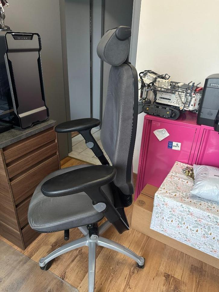 RH logic 400 ergonomische bureaustoel comfort, Huis en Inrichting, Bureaustoelen, Gebruikt, Bureaustoel, Grijs, Ergonomisch, Gaming bureaustoel