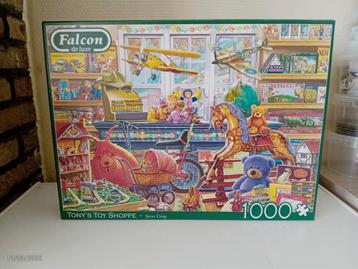 Puzzel, falkon 1000 stuks speelgoedwinkel beschikbaar voor biedingen