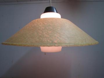 Philips Mid Century 50's opaline hanglamp fiberglass beschikbaar voor biedingen