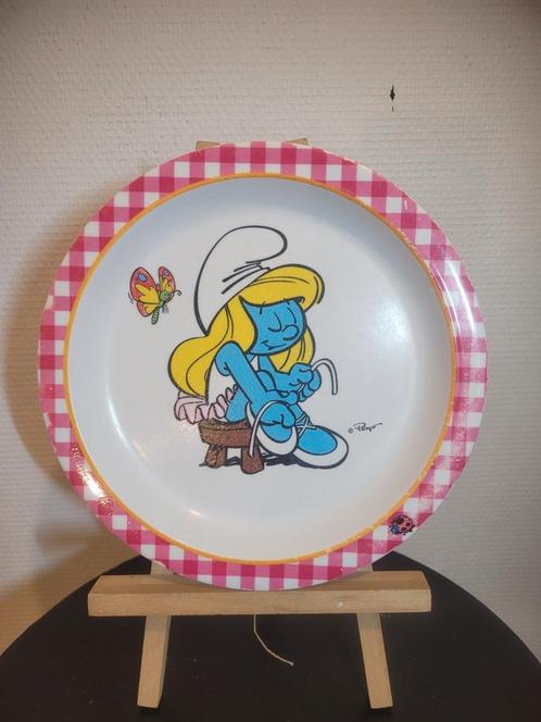 Smurfetbord, Verzamelen, Smurfen, Gebruikt, Gebruiksvoorwerp, Smurfin, Ophalen of Verzenden