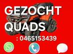 Gezocht quads, Motoren
