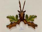 Fronton Cerf Horloge coucou 32cm, Antiek en Kunst, Antiek | Klokken, Ophalen of Verzenden
