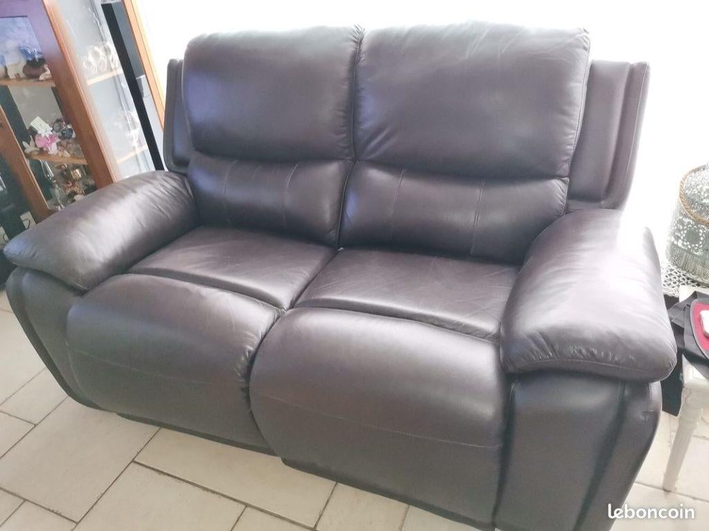 Canapé électrique 2 places, Enlèvement, Neuf, Deux personnes, Banc droit